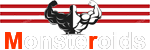 monsteroids logo white